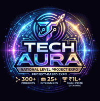 Tech Aura'2026 National Level Project Expo Poster